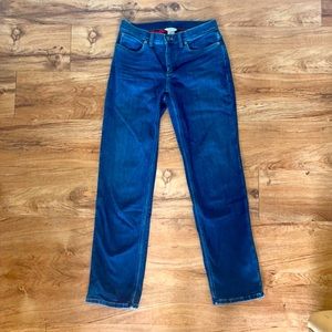 Women’s Duluth Trading Co Flannel Lined Blue Jeans 4x31